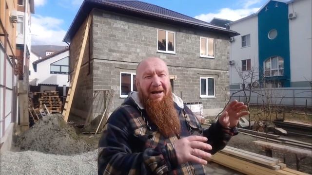 бетонная плита перекрытия в доме из арболита , двух эт?