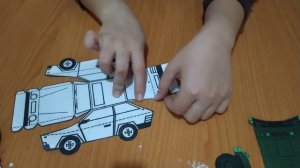 Paper machine. Машина из бумаги. Qog'ozdan mashina yasash