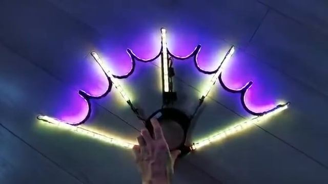 Диодные веера V2 Lemion Примеры работы смотреть онлайн