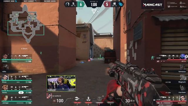 Team Liquid vs Karmine Corp | Карта 1 | VALORANT Champions Tour 2024: EMEA Stage 2