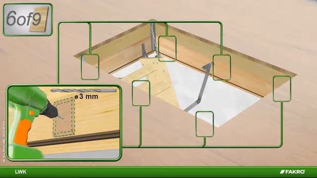 FAKRO монтаж деревянной чердачной лестницы смотреть онлайн