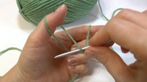 Крестообразный набор петель спицами