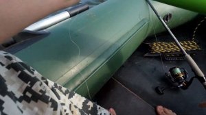 ПОЙМАЛ СОМА В ОТВЕС