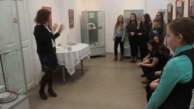 Открытие выставки "Это звонкое чудо -- фарфор..." смотреть онлайн