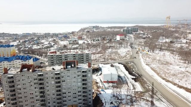 Большой Камень Новостройки 2021 год Съёмки с квадрокопт смотреть онлайн