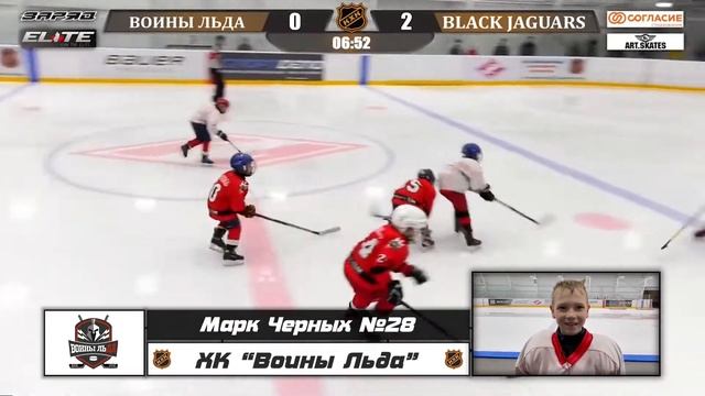 Черных Марк 28 ХК ВОИНЫ ЛЬДА лучший игрок матча смотреть онлайн