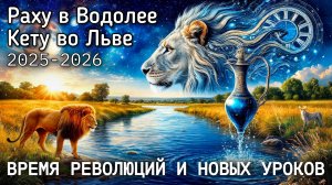 Раху в Водолее, Кету во Льве с 18 мая 2025 года по конец 2026. Время революций и новых уроков.