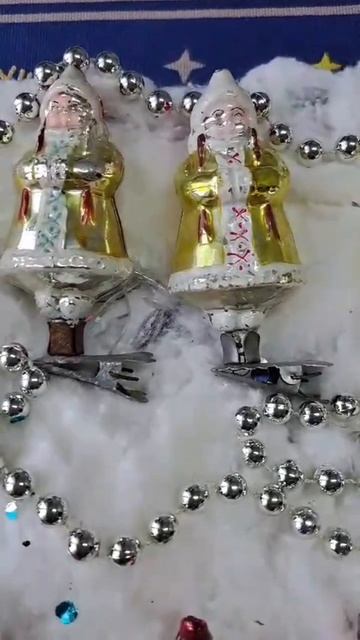 Ёлочные игрушки СССР 60-70Х 🎉🎄 #дедмороз #снегурочка #в смотреть онлайн