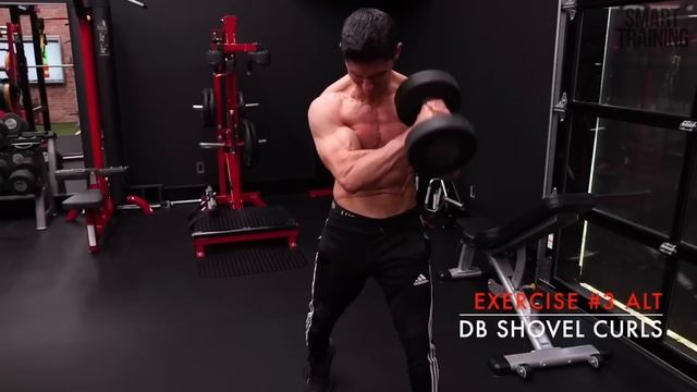 КАК НАКАЧАТЬ РУКИ ГАНТЕЛЯМИ - супер тренировка | Джефф смотреть онлайн