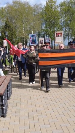 Бессмертный полк в Танковом музее. Московская область, Кубинка. 80 лет Победе!