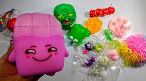 АСМР СКВИШИ лапки 🐾 приятные звуки АСМР РАСПАКОВКА сквишей и антистрессов ТАБА СКВИШИ ✨ АСМР