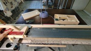 Бразер 230 начало вязания