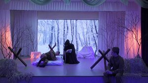 Калтанское СУВУ Театр малых форм отрывок из поэмы Василий Трекин 1