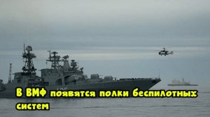 В ВМФ появятся полки беспилотных систем