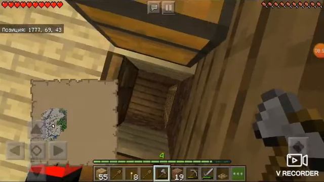 Майнкрафт Выживание #3 Строим подвал. смотреть онлайн