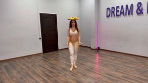 Танец живота с подносом. Разбор связки для продолжающих.