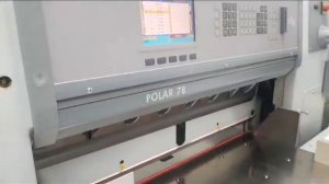 Бумагорезательная машина Polar 78ED