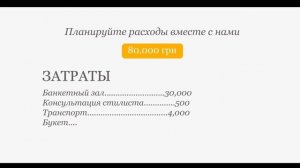 Свадебный стартап "Свадьба от А до Я" (для жениха и невесты)