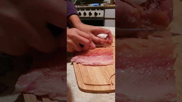 Как быстро засолить #Лосось #рецепт #Язык Проглотишь....