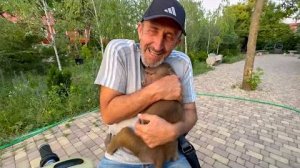 Наконец-то Люська встретилась с Владом и они отправились лакомиться созревшей черешней))