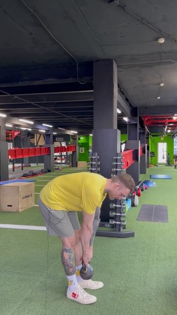 Наклоны с гирей смотреть онлайн