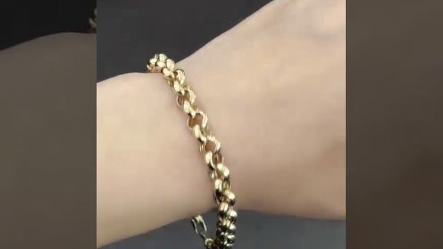 Браслет на руку золото 585 Вес изделия 11,2 гр, 21см длина.Ц смотреть онлайн