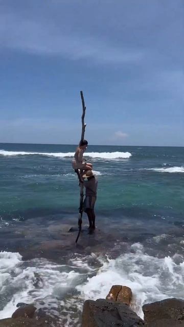 Рыбалка на Шри-ланке #путешествия #шриланка смотреть онлайн