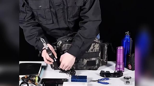 Сумка для риболовлі через плече, 27х20х13см / Рибальська ? смотреть онлайн