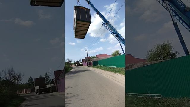 Мобильная баня через провода