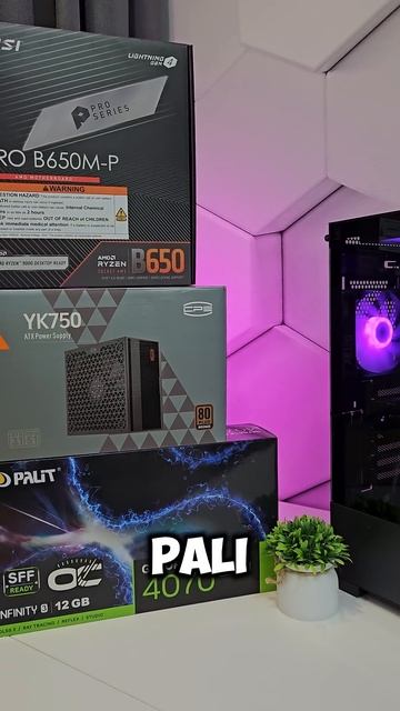 Сборка ПК на RTX 4070 super и Ryzen 5 7500F! #amd #сборкапк #ryzen