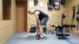 10 Тяга к поясу с резиной 1 рука