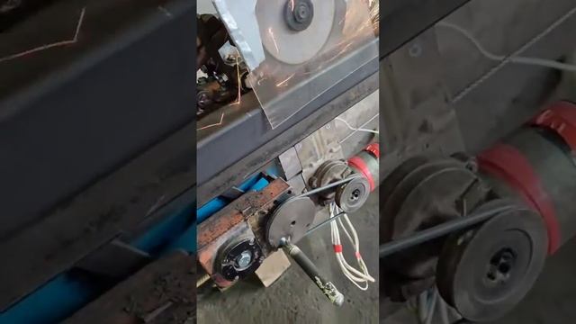 Станок для распила профтрубы вдоль. смотреть онлайн