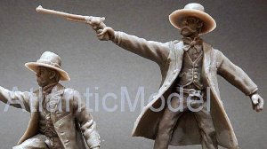 солдатики TSSD 20 Законники братья Эрп и док Холлидей Томбстоун