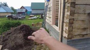 Операция дверь часть2. Устанавливаем коробку из векового кедра.