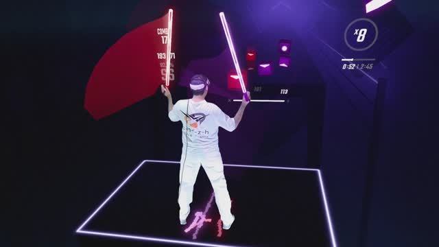 Beat Saber - Tiesto & Ava Max - The Motto (Expert+) [Mixed Reality]