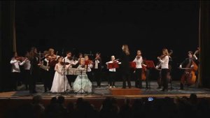 А.Вивальди.  Концерт для 2 х скрипок с оркестром ля минор 1 ч.