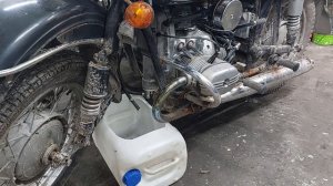 Урал Масляный насос от Jamaha Тест  во время остатки