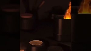 Увлажнитель воздуха камин, ночник. shorts