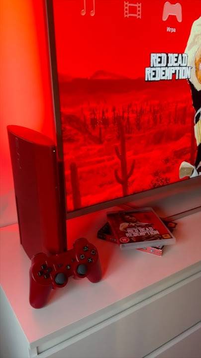 Red Dead Redemption | PlayStation 3 Red Super Slim #playstation #ps3 #reddeadredemption