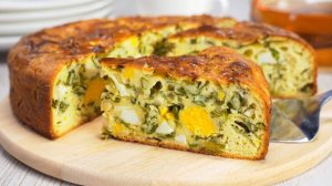 ЗАЛИВНОЙ ПИРОГ. Вкусный и простой ЗАЛИВНОЙ ПИРОГ С ЯЙЦОМ И ЛУКОМ. Рецепт от Всегда Вкусно!