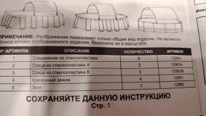Распаковка — Навес для бассейна Intex 28054