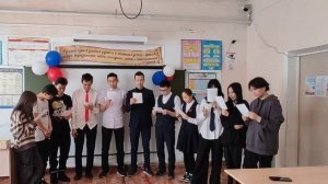 Н.Н. Тарскай аатынан Баатаҕай орто оскуолатын улахан сүһүөх кылаас үөрэнээччилэрэ
