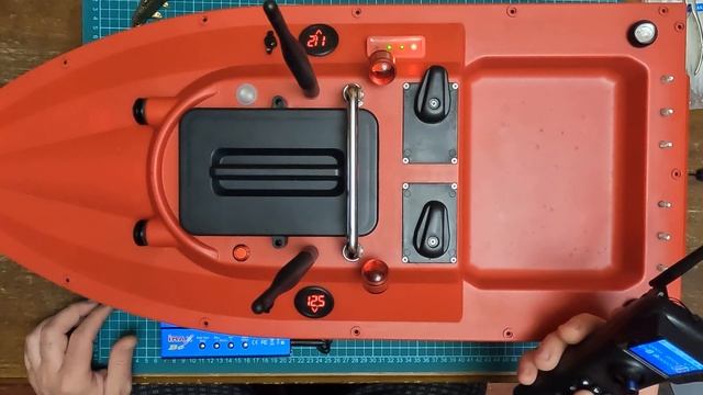 Прикормочный кораблик S70-30. Доработка. Часть 3. Карпфиш? смотреть онлайн