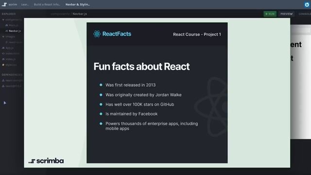Part 1. React Course - Beginner's Tutorial for React JavaScript Library [2022] смотреть онлайн