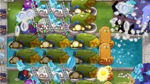 Plants vs. Zombies 2 Pak Выживание Бассейн Бесконечно 10 Cob Cannon Ст?