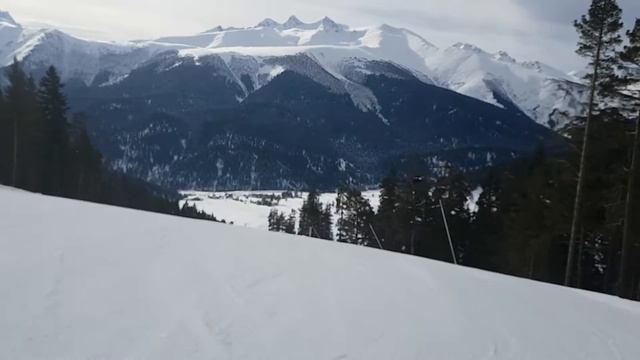 Архыз, спуск по синей трассе Лунный экспресс-2 смотреть онлайн