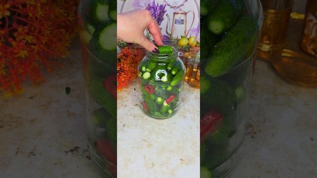 Ядрёные квашеные огурцы как в бочке