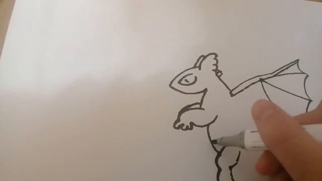 Как нарисовать Дракончика Беззубика за 5 минут!!! смотреть онлайн