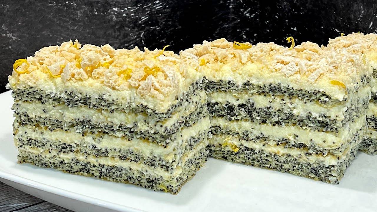 Пеку его уже 10 лет! «ЦАРИЦА ЭСТЕР»-восхитительный торт с тающим бисквитом и нежным лимонным кремом