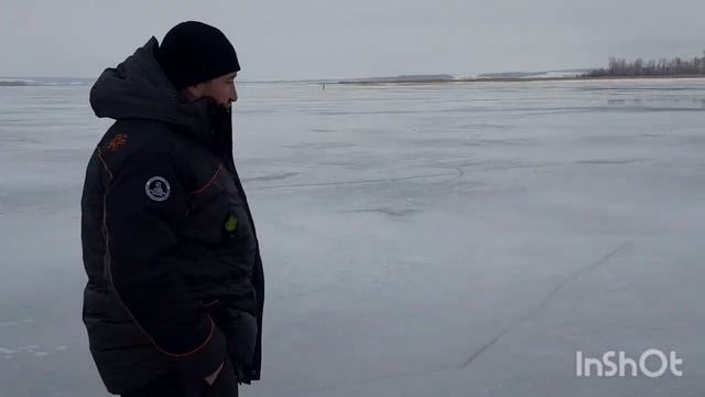 Январь +2 кругом вода, а мы рыбачим на р.Кама РТ. #делакр?